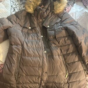 Michael Kors XXL Down Winter Parker Khaki Color like New!
